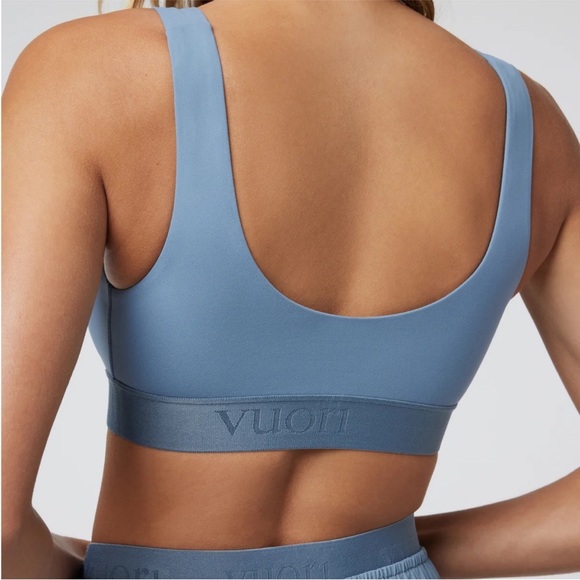 Vuori Women's Slate Blue Sports Bra - Picture 4 of 7